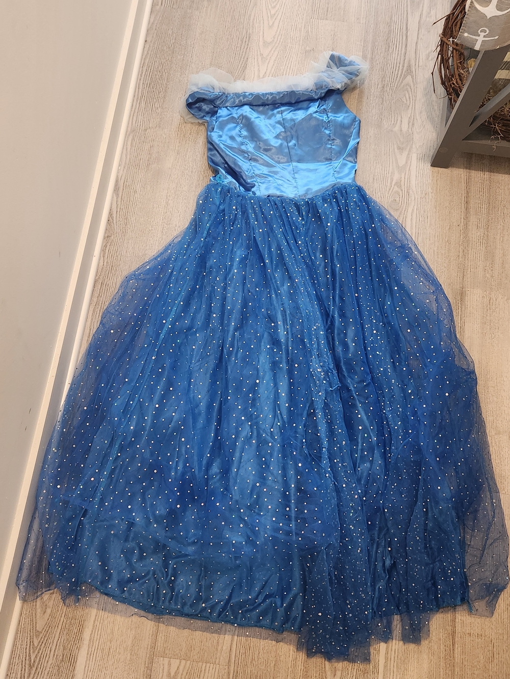 Blue Sparkle Tulle Formal Dress